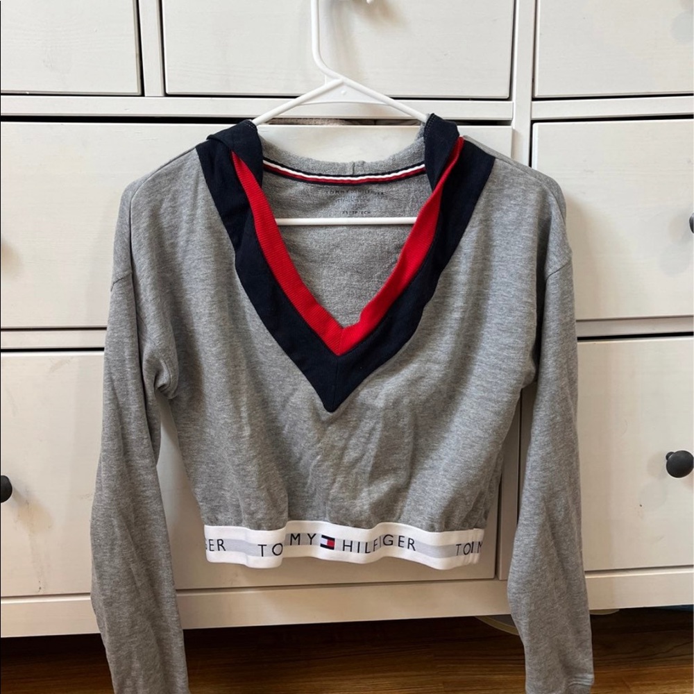 tommy hilfiger sleepwear cropped shirt